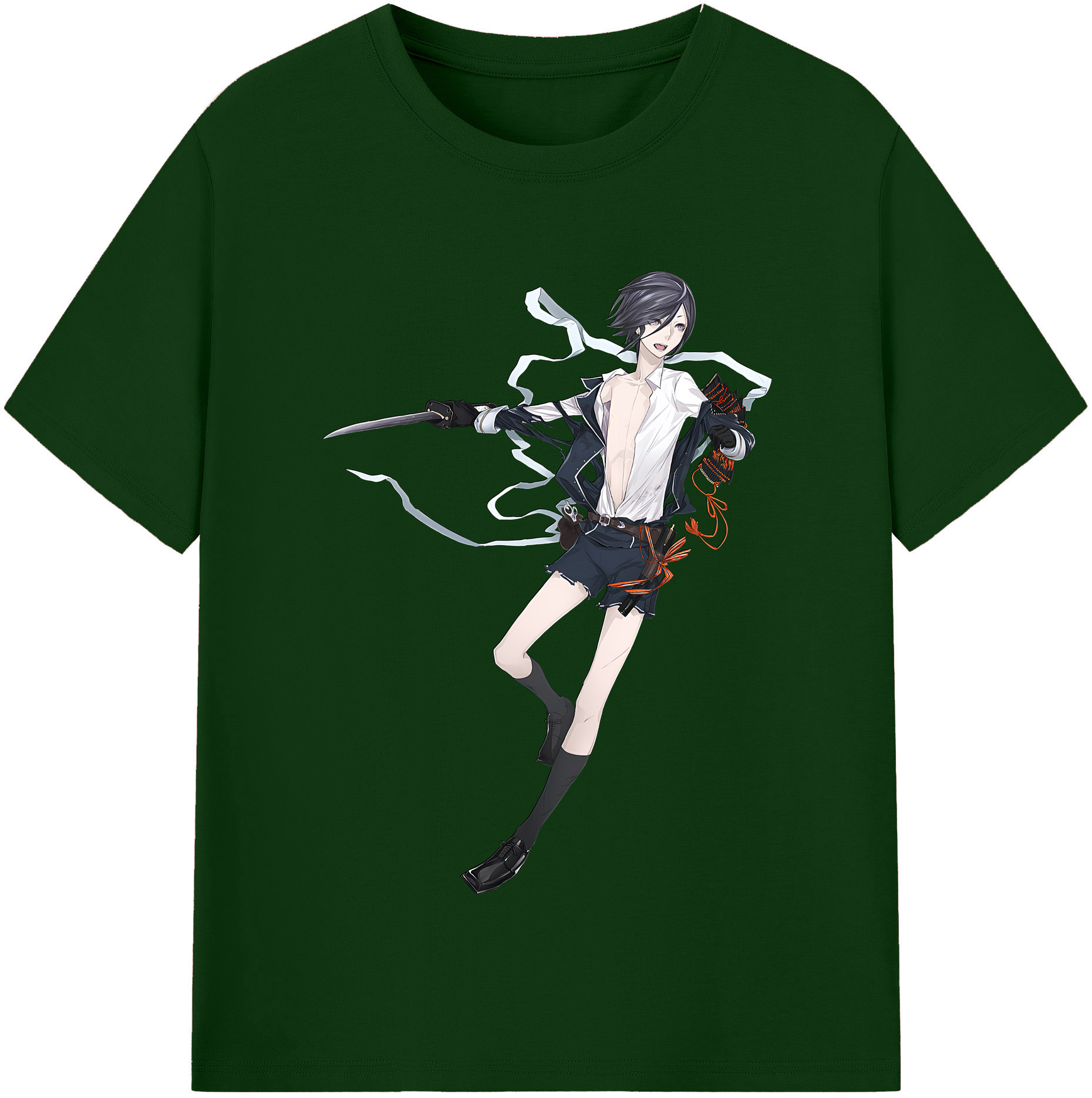（画像用） 刀剣乱舞 Touken Ranbu 綿100％半袖Tシャツ（フロントプリント）
